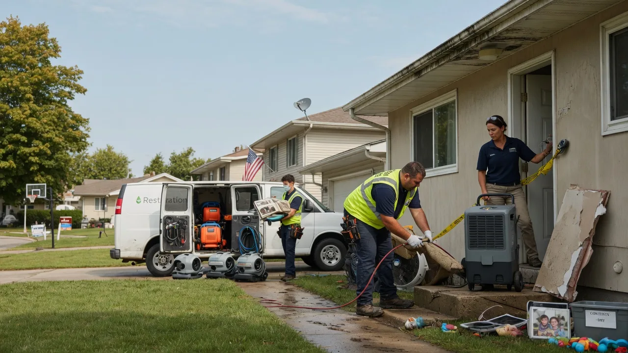 Water Damage Restoration in Folsom, PA near me
